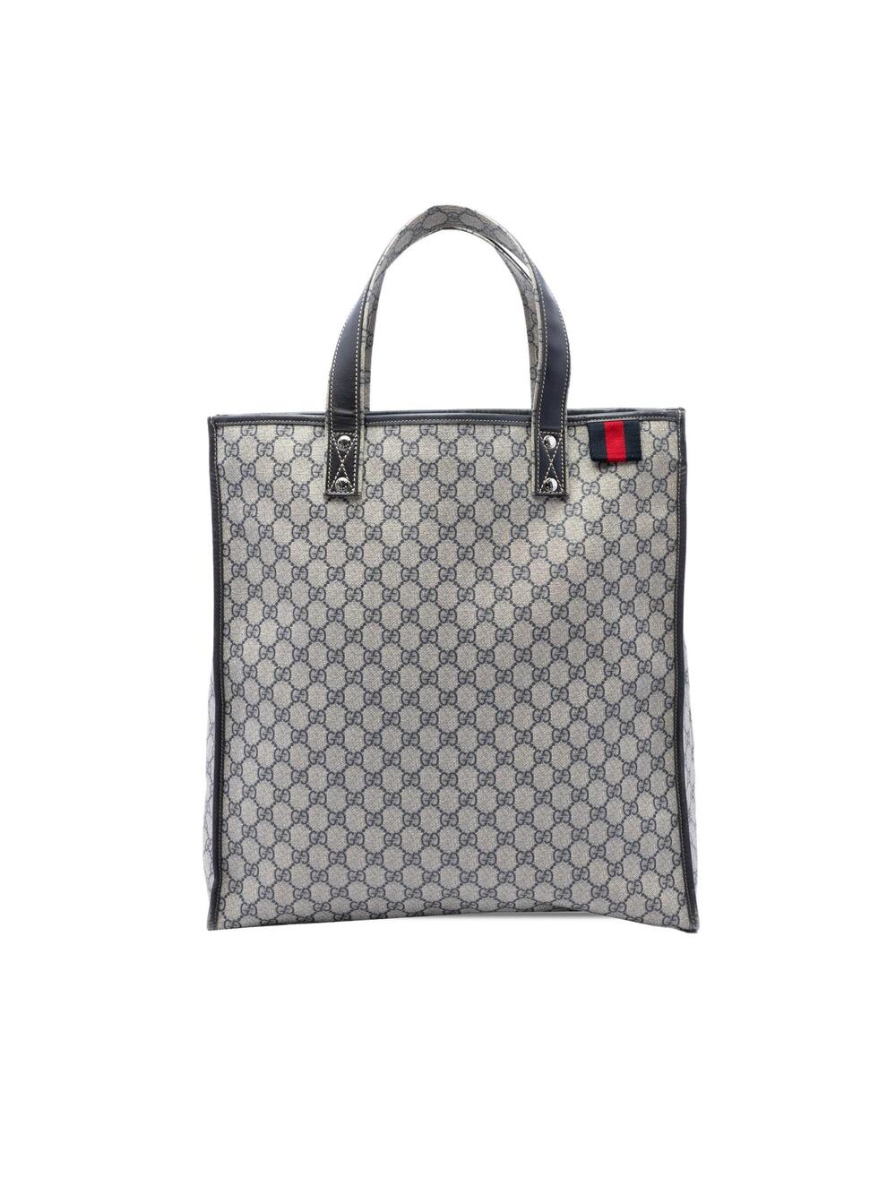 Gucci Gg Supreme Web Tote Pre-Loved #358281G56B